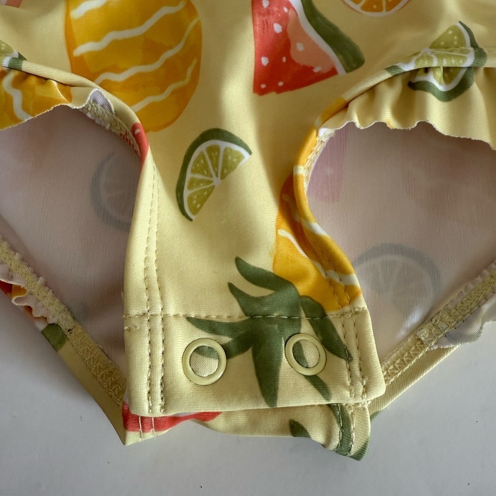 Carter's Yellow Rashguard Swimwear - Picture 3 of 8